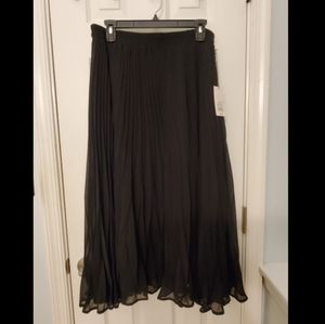 NWT Pleated maxi skirt
